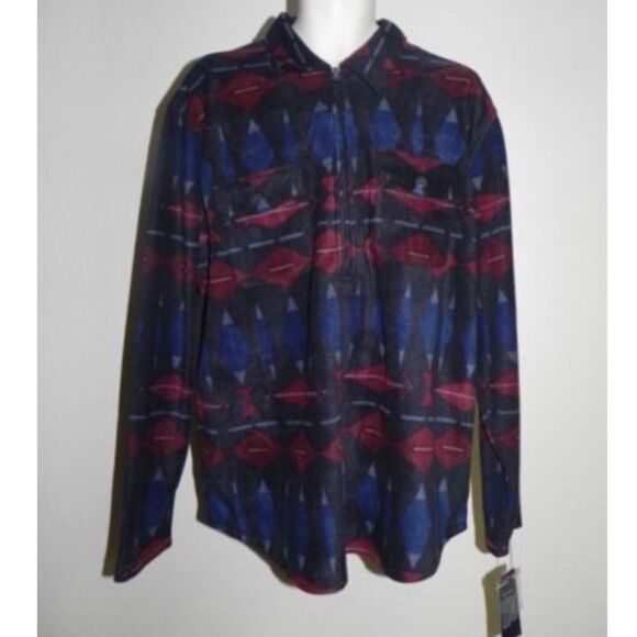 Chaps Pullover XL Navy Multi-color Mens NWT - Picture 1 of 2